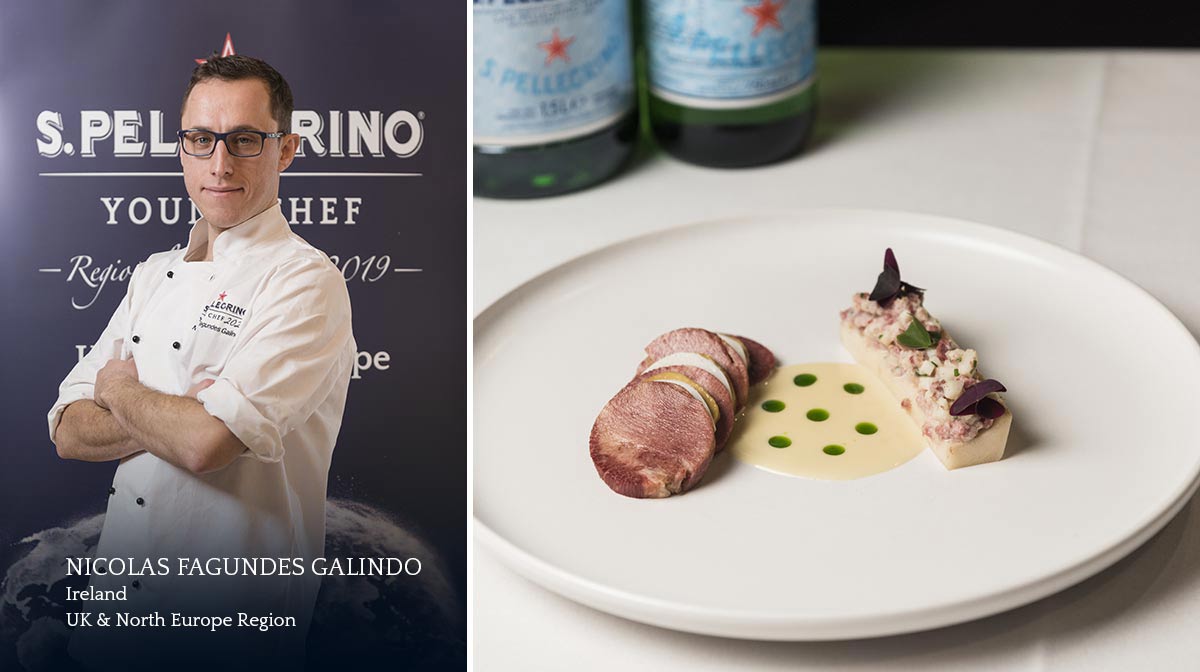 Nicolas Fagundes Galindo, Dublin, Ireland, UK & North Europe Region – “Flavors And Textures Of Palm And Ox Tongue”