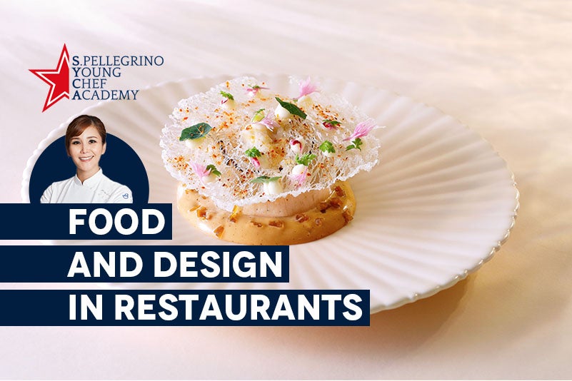 Food and design in restaurant