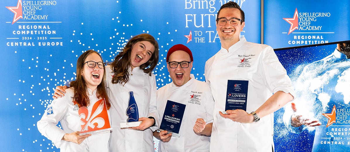 S.Pellegrino Young Chef regional Central Europe winners